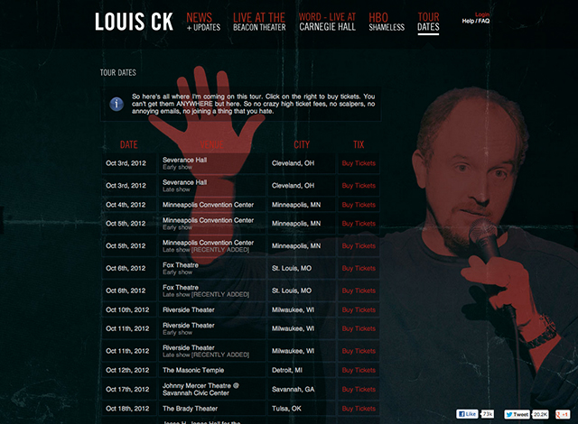 (v) | blog | louis CK ticketing