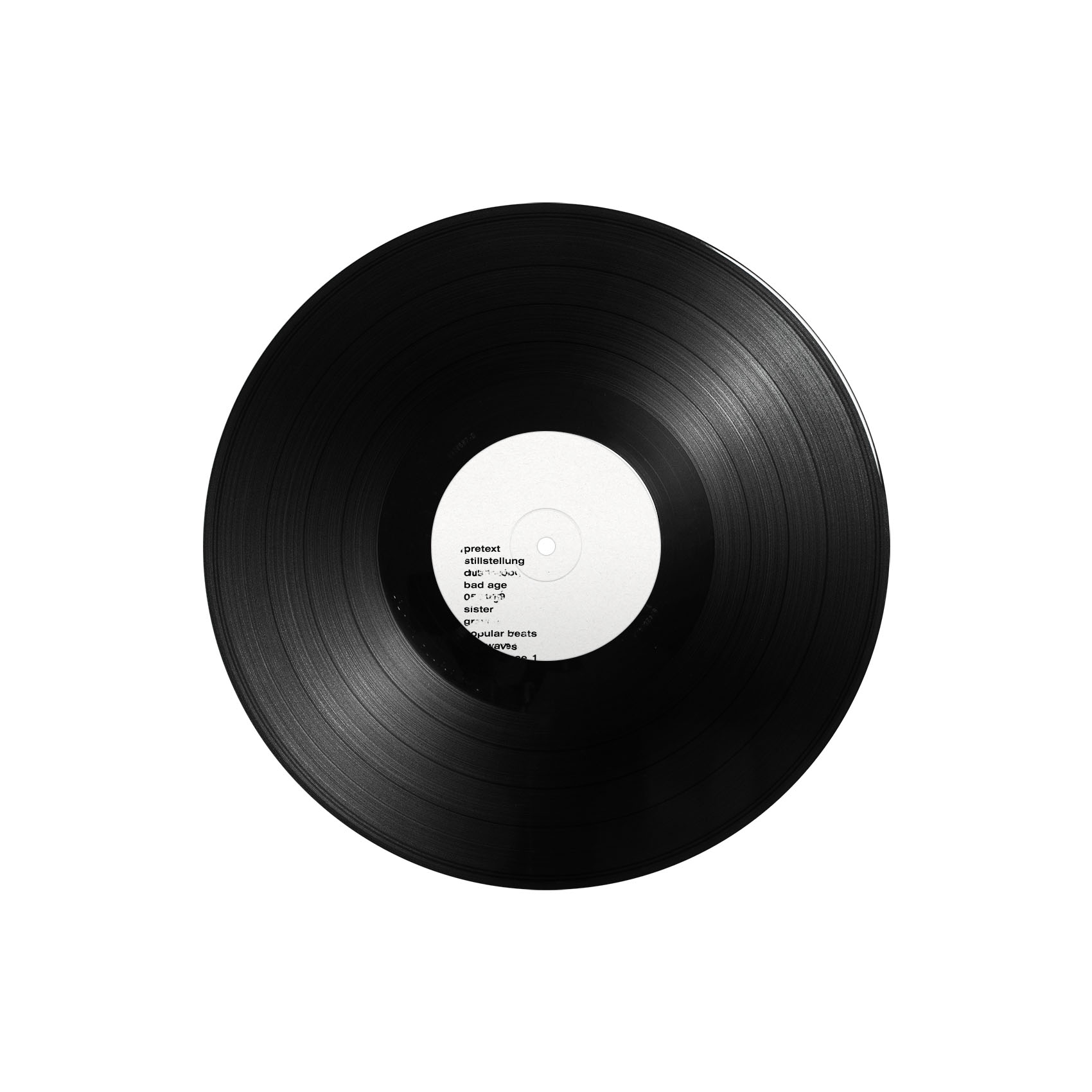 vinyl label A