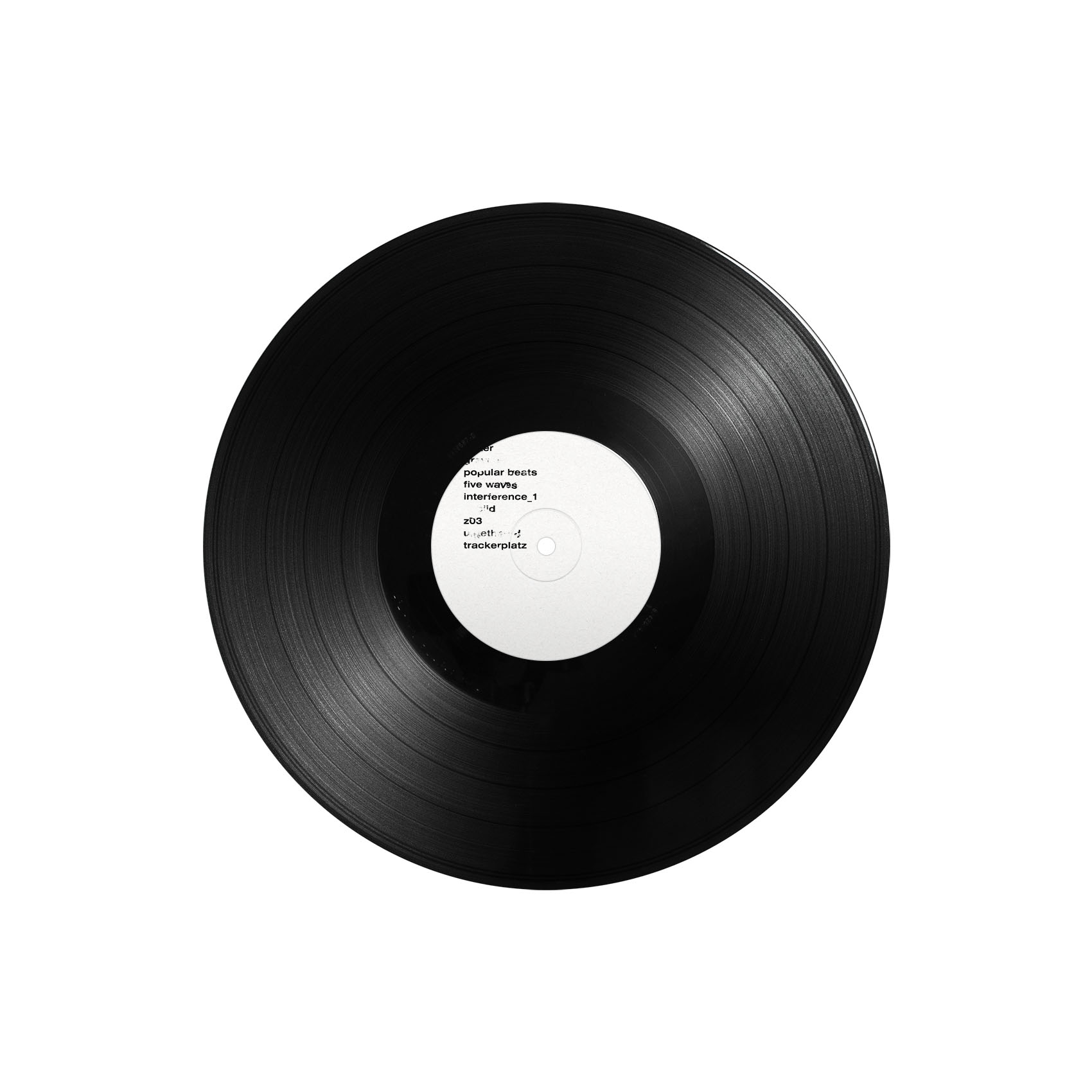 vinyl label B