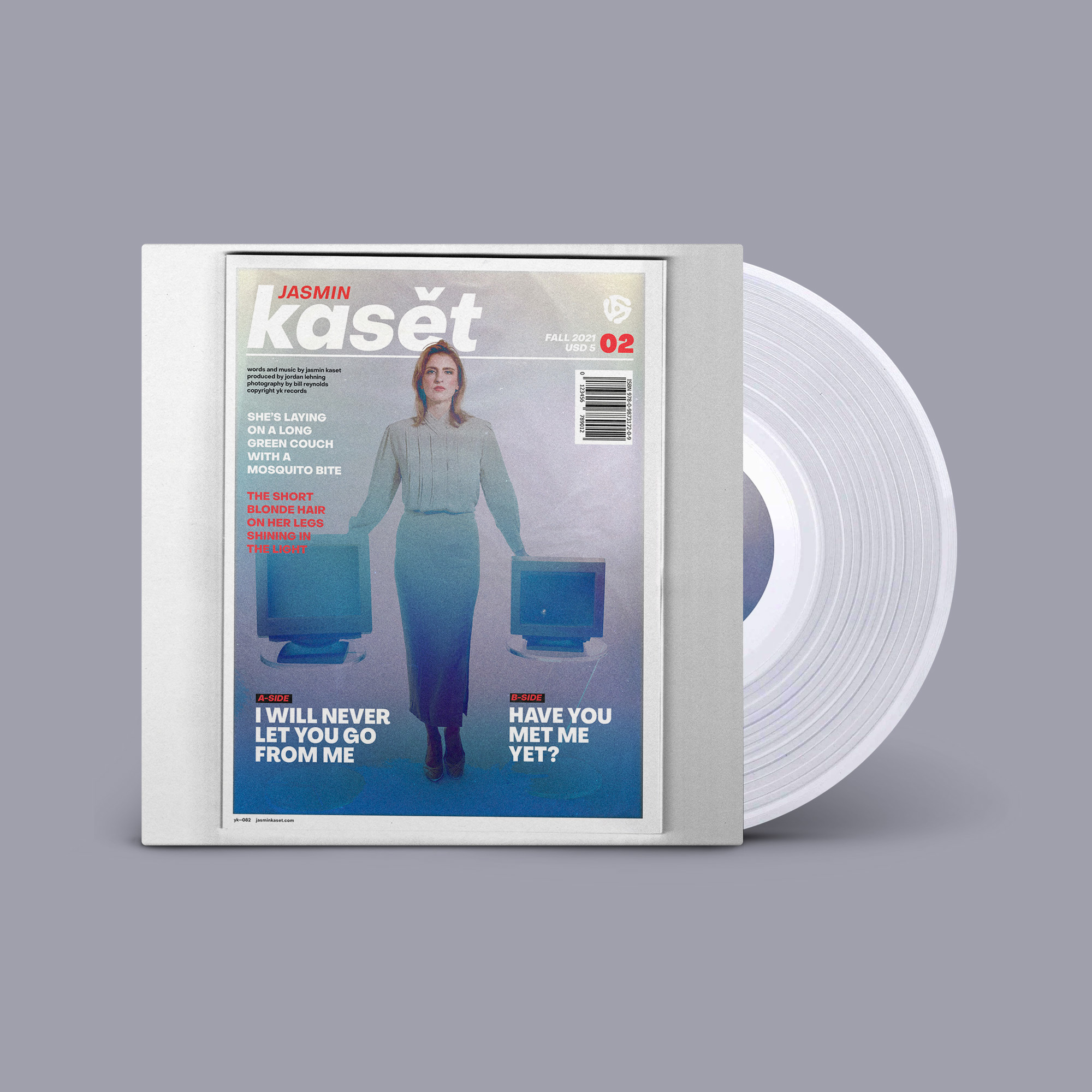 i will never let you go from me 7-inch mockup