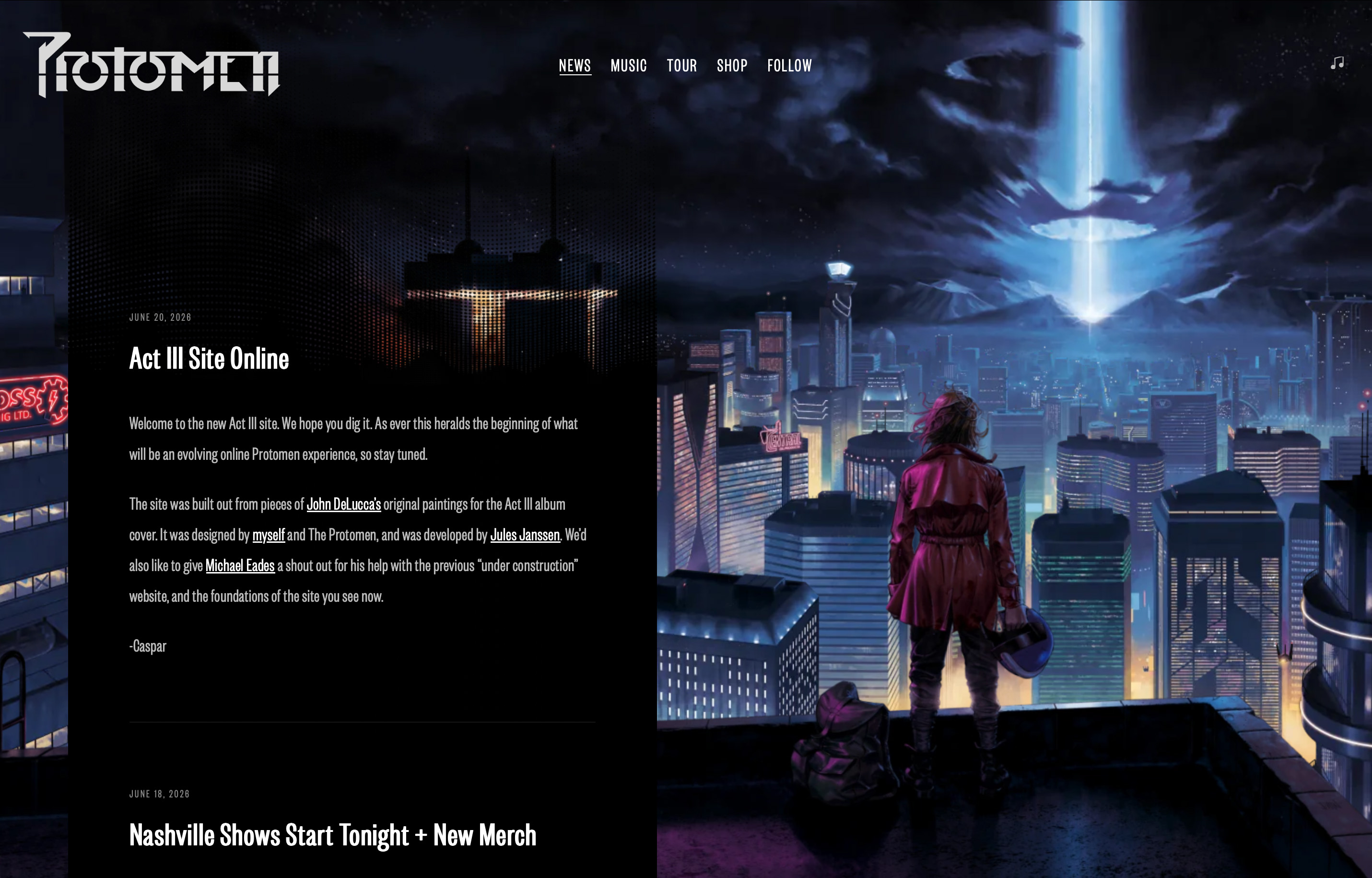 news page